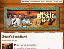 Tablet Screenshot of beefasbushband.com